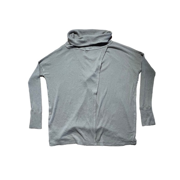 Free People: We the free brown turtle neck w/ split back. Women's Small - Picture 1 of 8